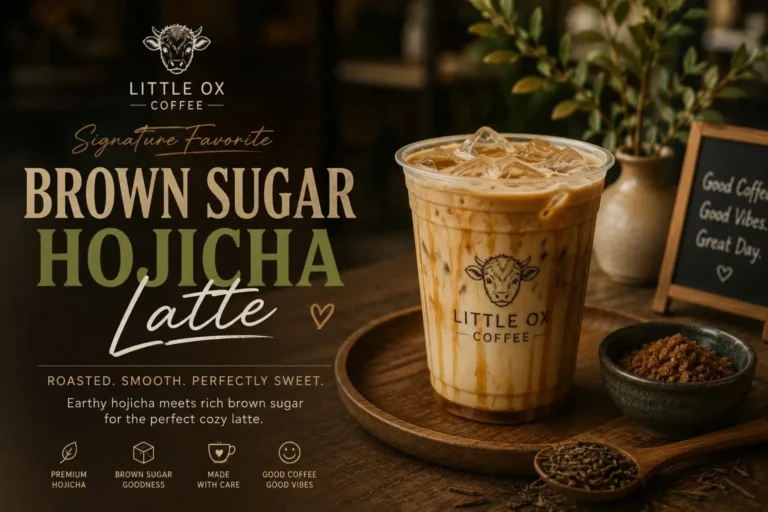 Brown Sugar Hojicha Latee