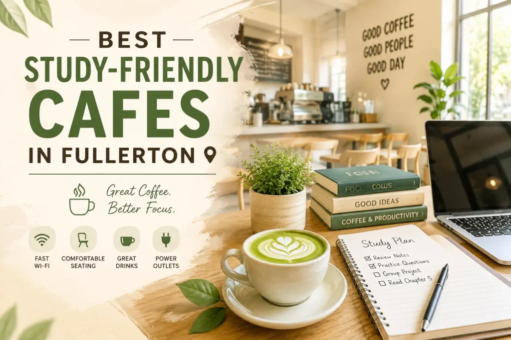 Best Study Friendly Cafes in Fullerton