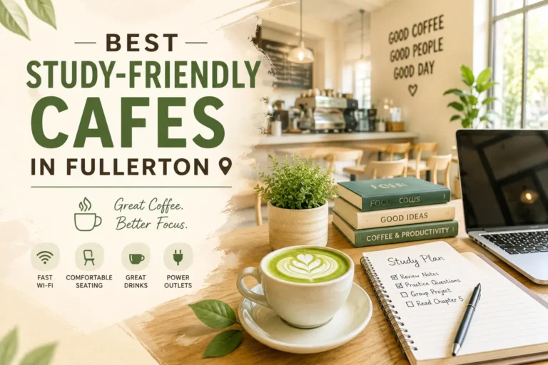 Best Study Friendly Cafes in Fullerton