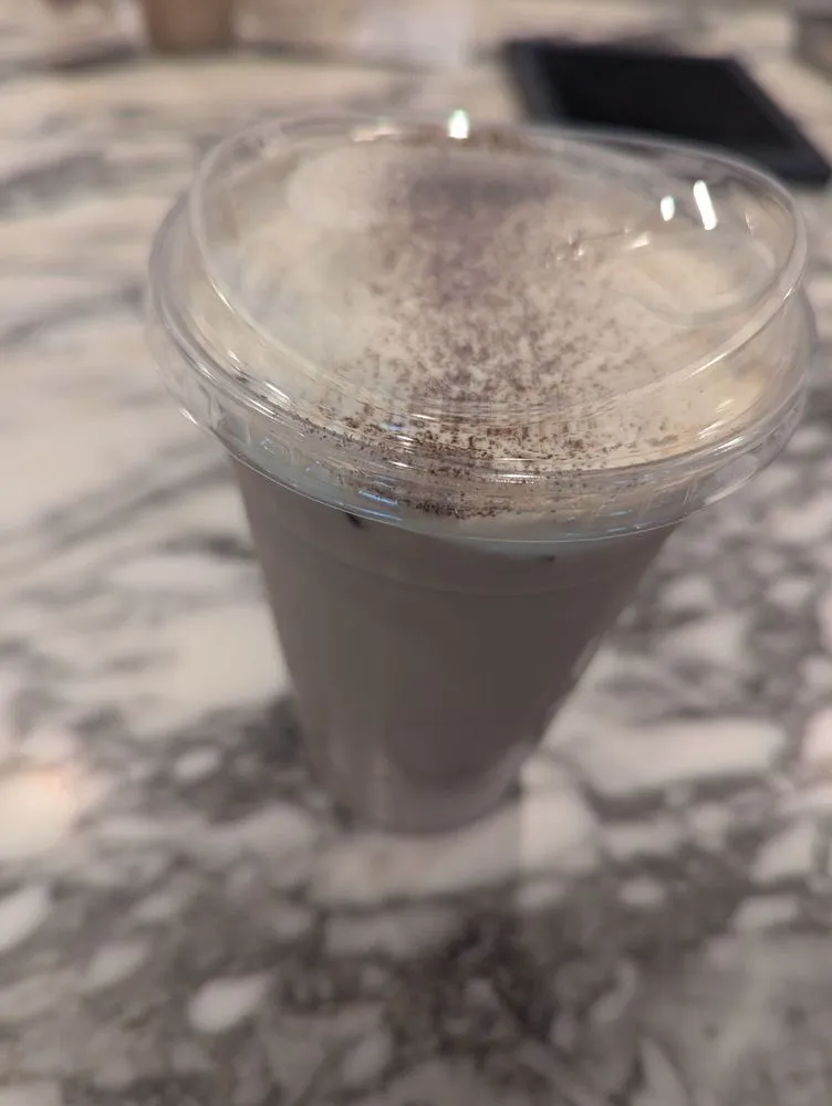 Iced Sea salt vanilla latte
