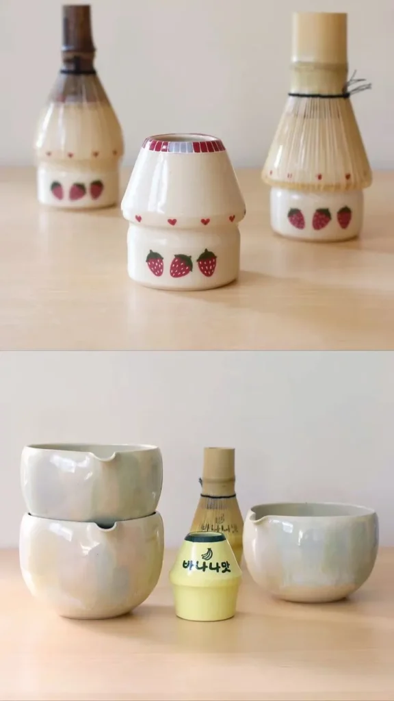 Matcha whisk holder