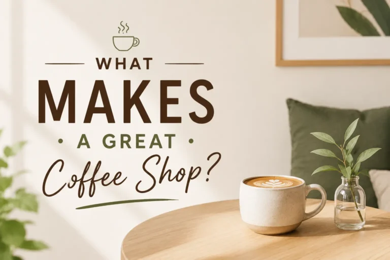 What Makes a Great Coffee Shop